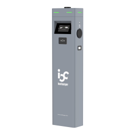 OCPP 2.0.1 OCPP 1.6J ISO15118 PnC Pedestal 2x7kW 2x22kW Dual AC Commercial EV Charger