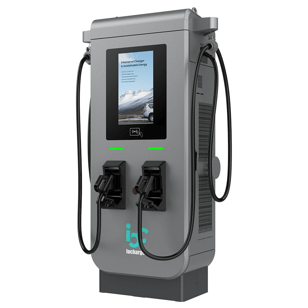 Быстрое зарядное устройство постоянного тока с рекламной системой DC Fast Charger With Advertising System