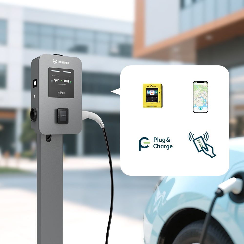 dual ac ev charger pos payment