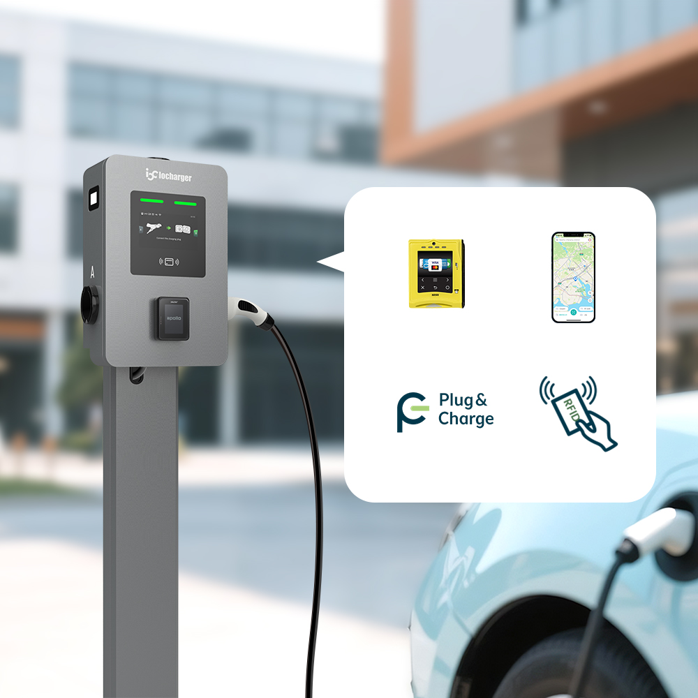 dual ac ev charger pos payment