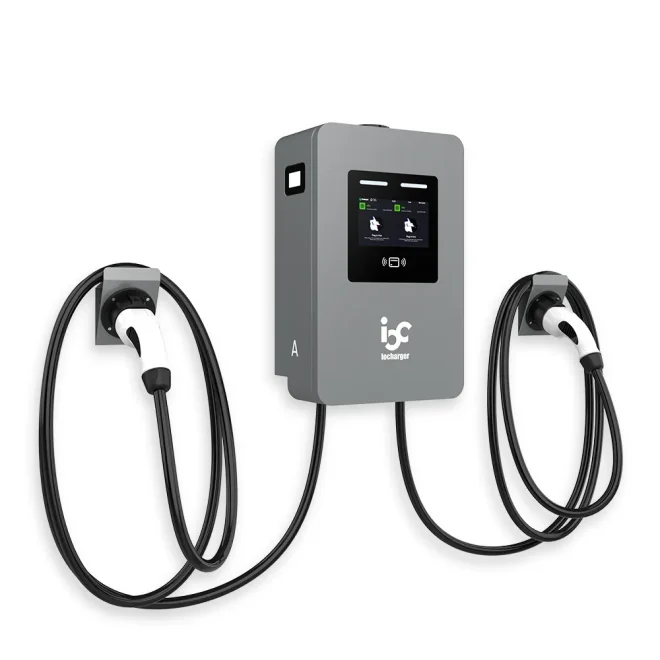 Public Dual AC Wallbox 2x22kW ISO15118 Plug&Charge OCPP1.6J & 2.0.1 ...