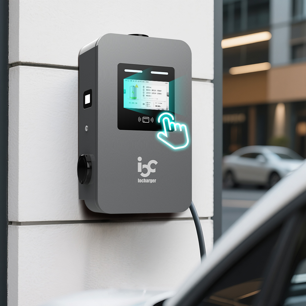 touch display ac ev charger