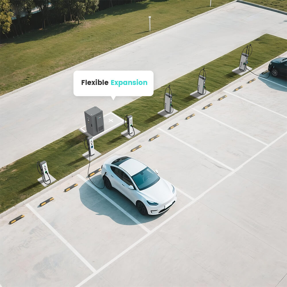 scalable satellite dc ev charger