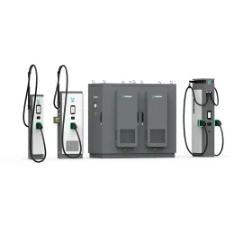 Système de charge mégawatt Chargeur satellite DC EV 480kW 960kW Chargement de flotte