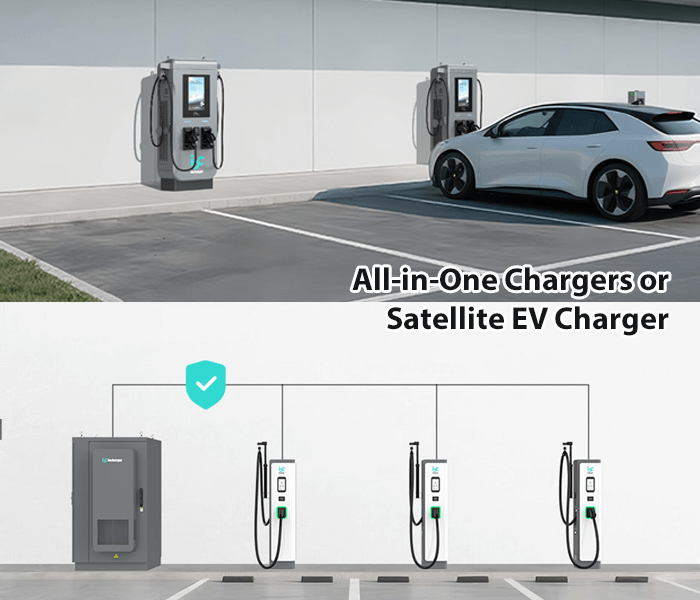 All-in-One chargers or Satellite ev charging