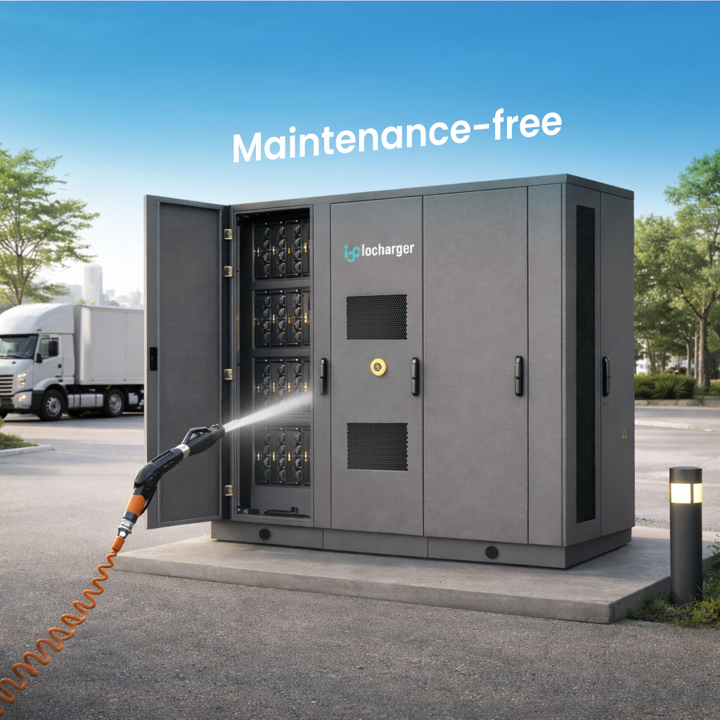 Maintenance-Free megawatt charging system