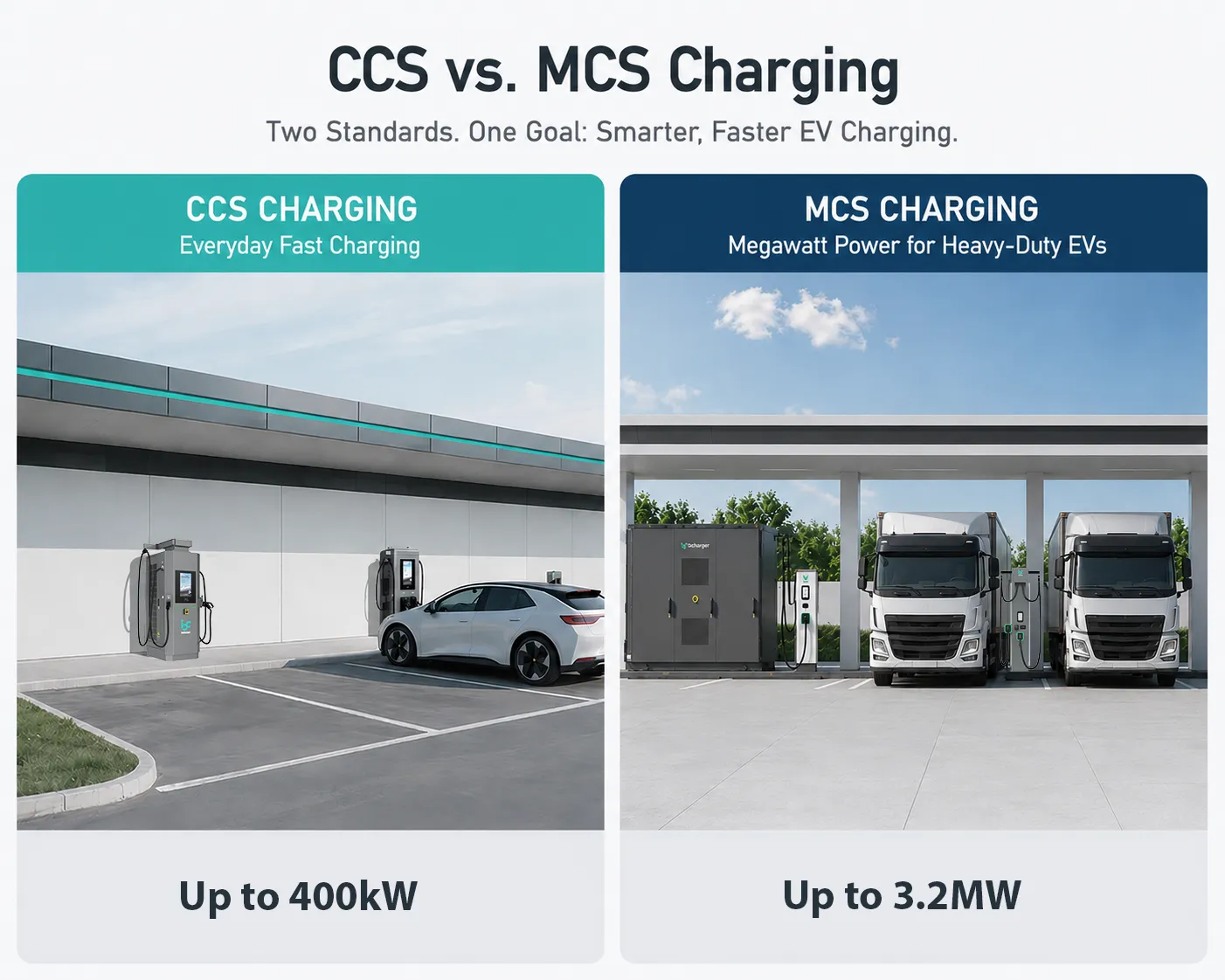CCS vs MCS Charging